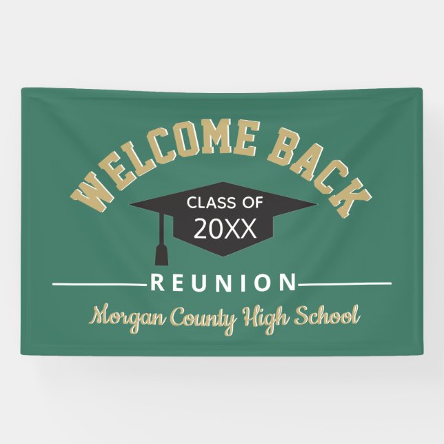 Welcome Back Class reunion large Banner (Horizontal)