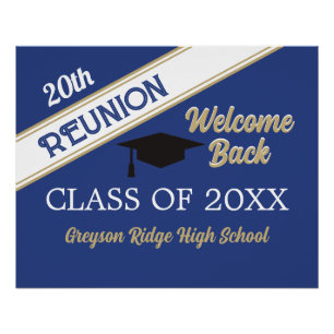 Welcome Back Class Reunion Poster