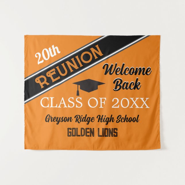 Welcome Back! Class Reunion  Tapestry (Front (Horizontal))