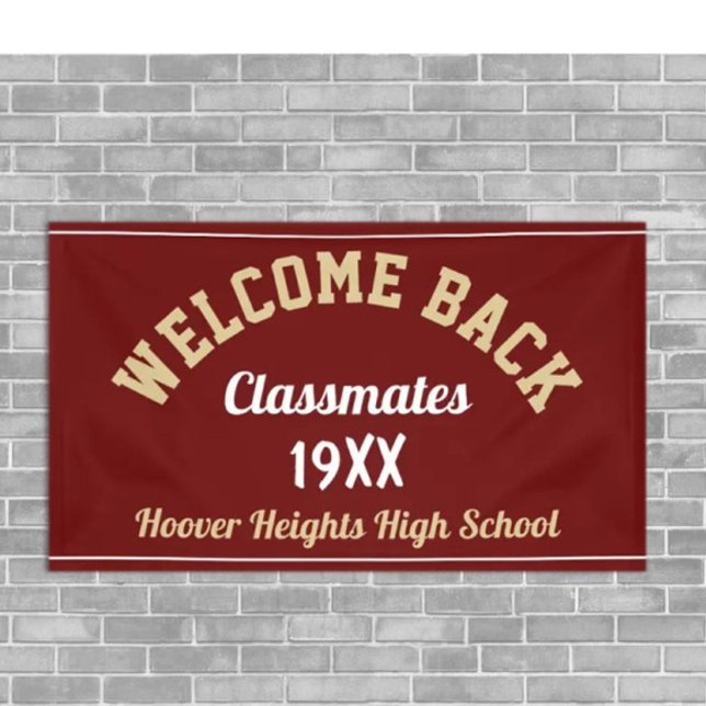Welcome Back Classmates Class reunion banner (Creator Uploaded)