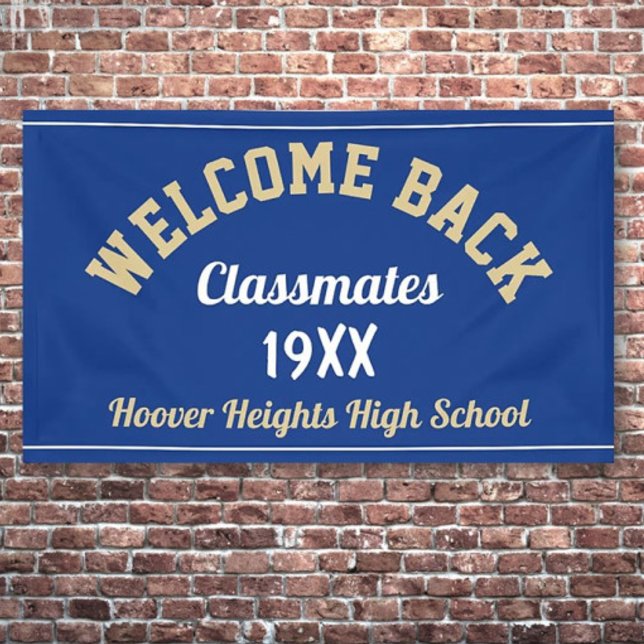 Welcome Back Classmates Class reunion banner (Creator Uploaded)
