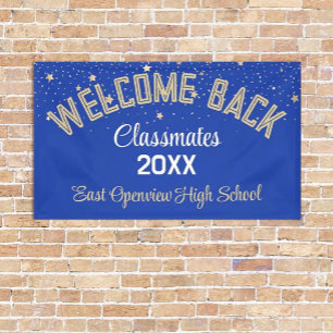 Welcome Back Classmates!  Custom reunion banner