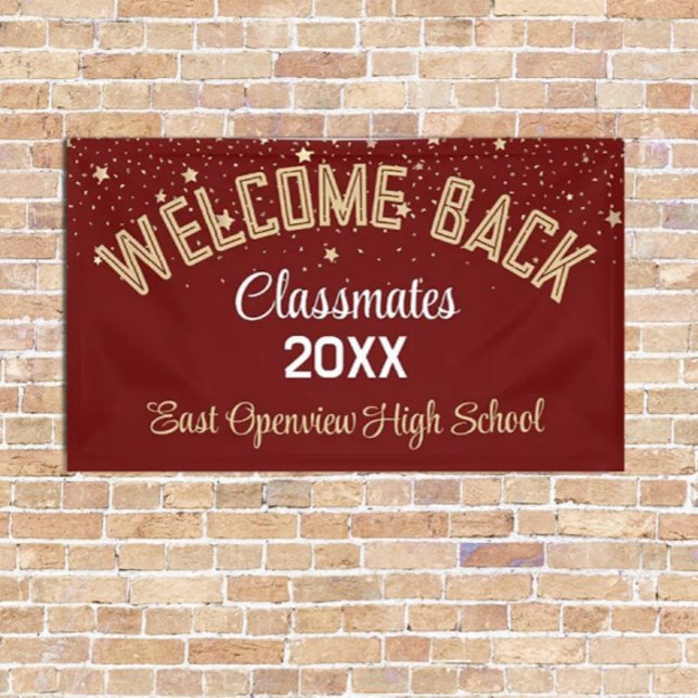 Welcome Back Classmates!  Custom reunion banner (Creator Uploaded)