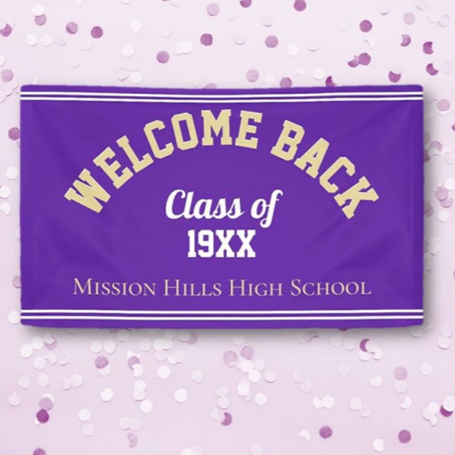 Welcome Back! Custom Class reunion banner (Creator Uploaded)
