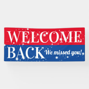 Welcome Back customer or employee re-opening Banner