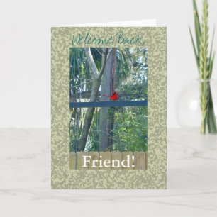 Welcome Back, Friend! Card