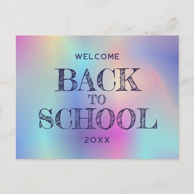 welcome back postcard (Front)