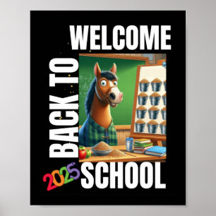 Welcome Back To School 2025 Sticker Poster