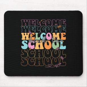 Welcome Back To School 2025 Teachers Students Firs Mouse Pad