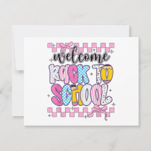 Welcome Back to School 2026 First Day Teachers Stu Thank You Card