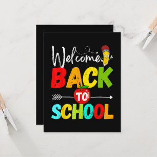 Welcome Back to School 2026 Teachers Students Invitation