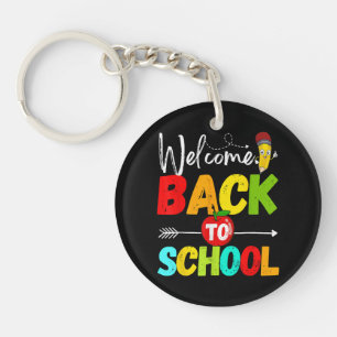 Welcome Back to School 2026 Teachers Students Key Ring