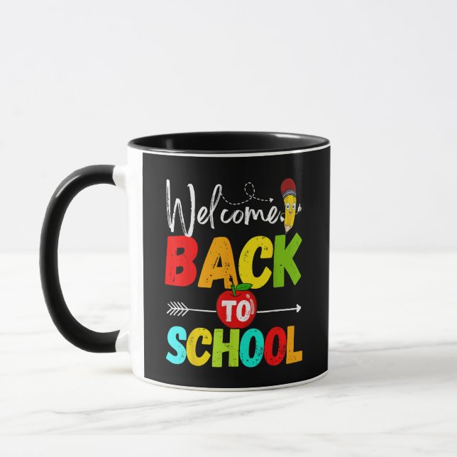 Welcome Back to School 2026 Teachers Students Mug (Left)