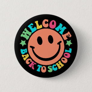 Welcome Back to School 6 Cm Round Badge