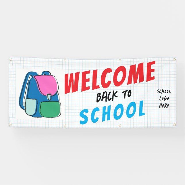 Welcome Back to School Banner – Customisable Class (Horizontal)