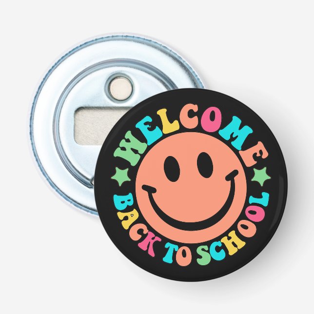 Welcome Back to School Bottle Opener (Front)