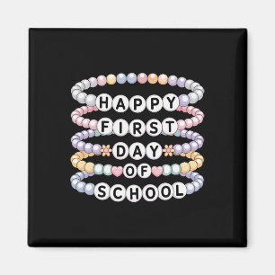Welcome Back To School Bracelets First Day Of Scho Magnet
