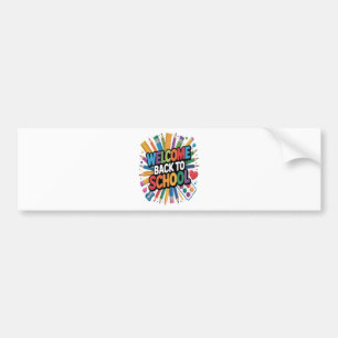 Welcome Back To School Bumper Sticker