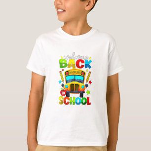Welcome Back to School Bus 1st Day of School Teach T-Shirt