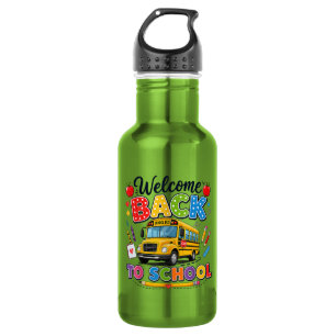 Welcome Back to School Bus Driver First Day 532 Ml Water Bottle
