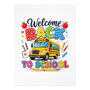Welcome Back to School Bus Driver First Day Photo Print