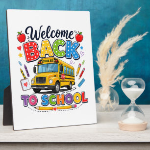 Welcome Back to School Bus Driver First Day Plaque