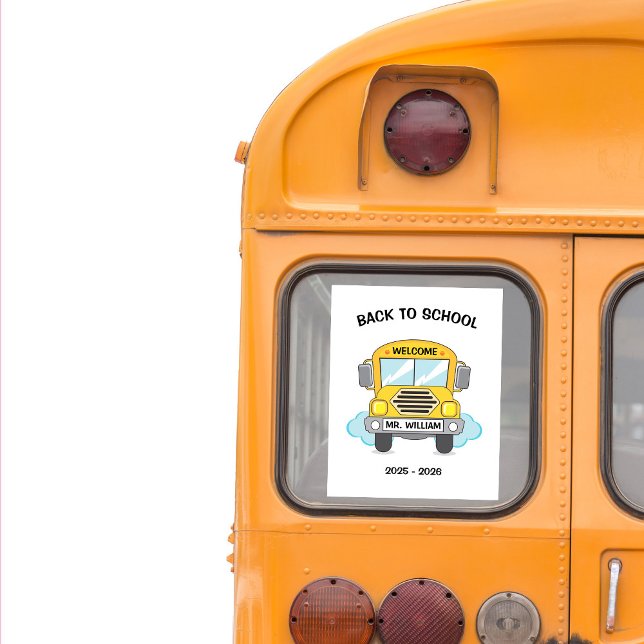 Welcome Back to School Bus Driver Poster (Creator Uploaded)