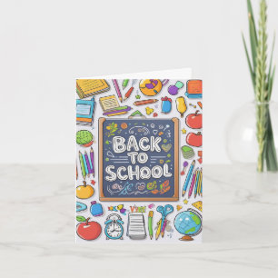  Welcome back to school! Card