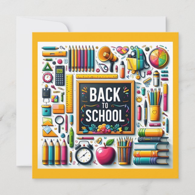 Welcome Back to School Card (Front)