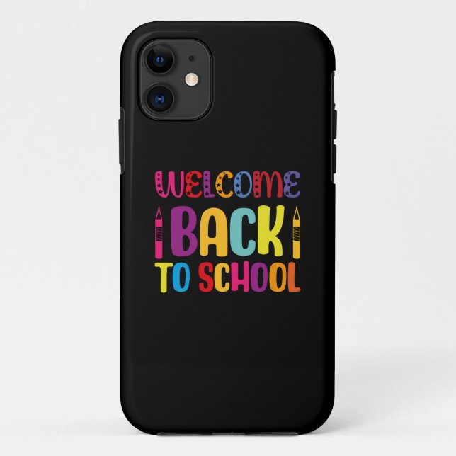 Welcome Back To School Case-Mate iPhone Case (Back)