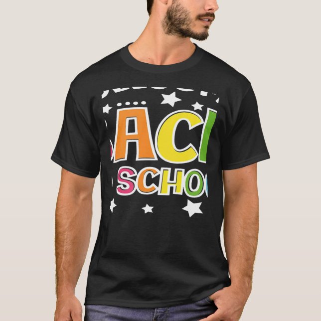 Welcome Back To School Christmas 2023 Outfit Half  T-Shirt (Front)