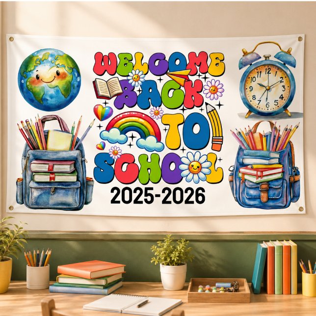 Welcome Back to School | Classroom Banner (Welcome to the Classroom Back to School Banner)