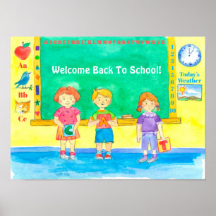 Welcome Back To School Classroom Poster