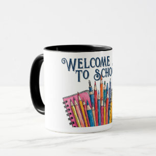 Welcome Back to School – Colourful Start Mug