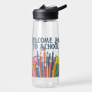 Welcome Back to School – Colourful Start Water Bottle