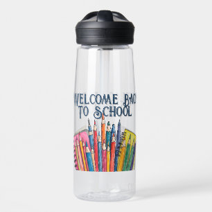 Welcome Back to School – Colourful Start Water Bottle