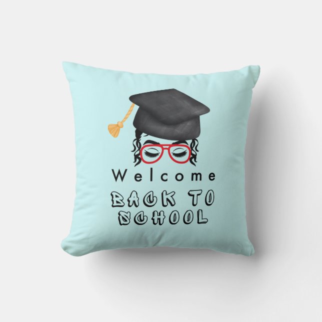 Welcome Back To School Cushion (Front)