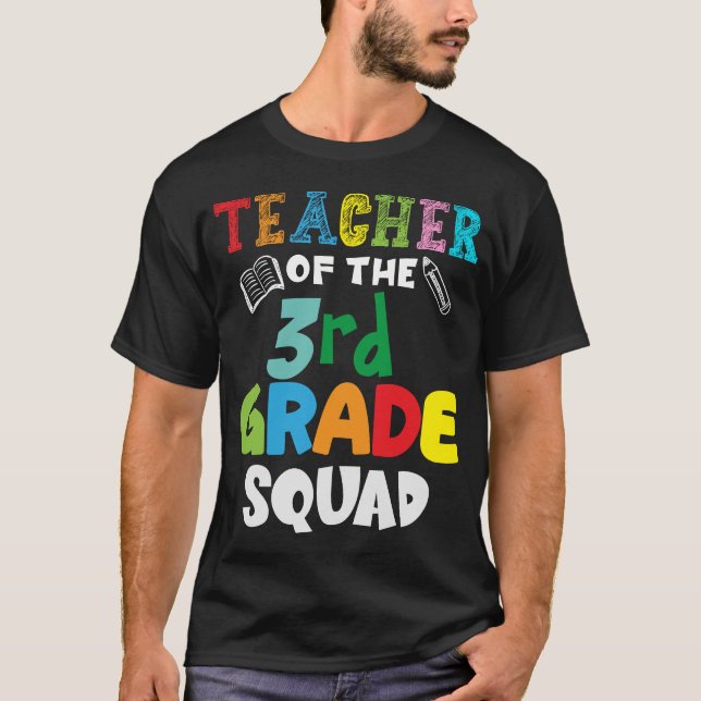 Welcome Back To School Custom Tee Teacher Squad  (Front)