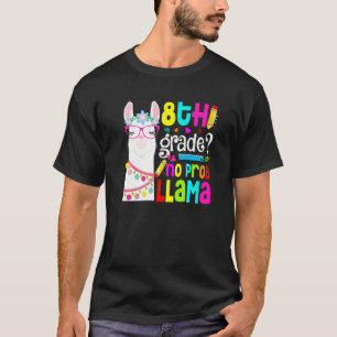 Welcome Back To School Eighth Grade No Prob Llama T-Shirt