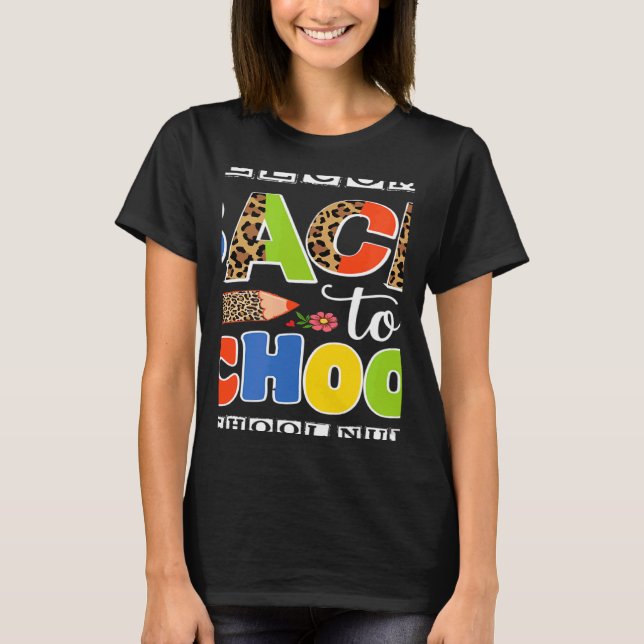Welcome Back To School elementary school teacher n T-Shirt (Front)