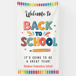 Welcome back to school  , First day of school Banner