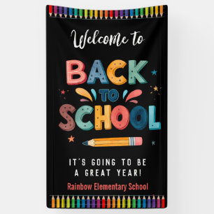 Welcome back to school  , First day of school Banner