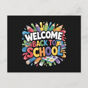 Welcome Back to School First Day of School Teacher Enclosure Card