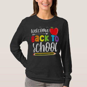 Welcome Back To School First Day Of School Teacher T-Shirt