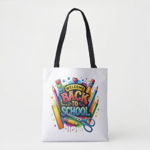 Welcome Back To School First Day of School Teacher Tote Bag