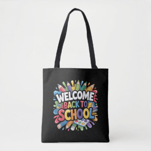 Welcome Back to School First Day of School Teacher Tote Bag