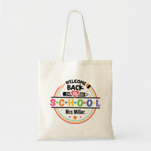 Welcome Back to School – Fun & Colourful Classroom Tote Bag
