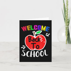 Welcome Back To School Fun Teachers Students Gift Card
