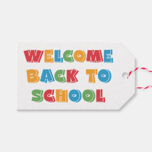 Welcome Back to school Gift Tags