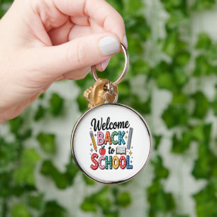 Welcome Back To School Key Ring